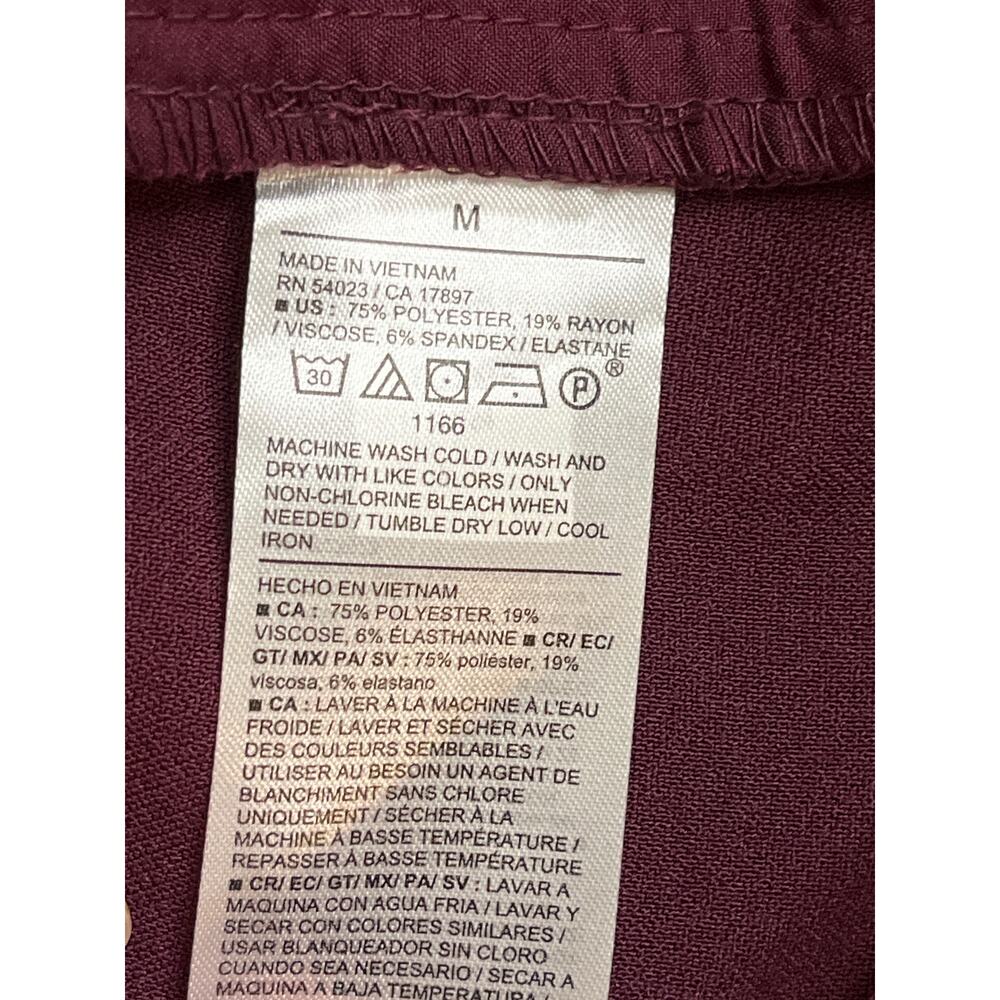 Old Navy Extra High Rise Taylor Wide Leg Trouser, Cherry Bark, size medium, NWT - Picture 14 of 15
